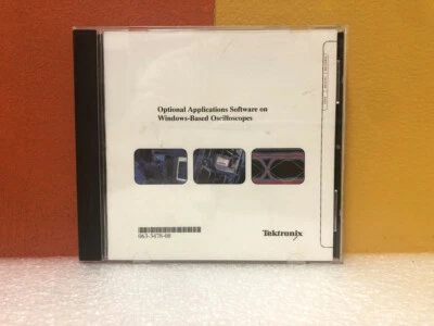 Tektronix 063-3478-08 Optional Applications On Windows Oscilloscopes CD Software - Image 1 of 2