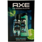 Axe Gift Set Aqua Bergamot 1 X 2teiliges Set 300ml Shower Gel + 150ml Bodyspray