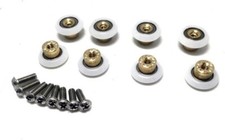 Smooth - 8 Cuscinetti Di Ricambio per Box Doccia/Ruote/Rotelle, Diametro 19 Mm,