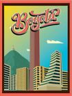  Bogota Miasto Kolumbia Metalowa tablica ścienna Sztuka Vintage blaszany znak retro Podróż