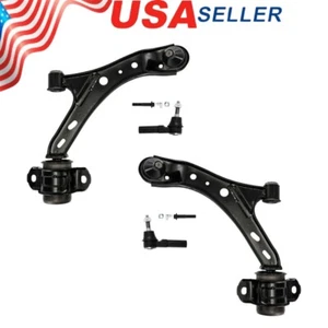 For 2005 - 2010 Ford Mustang Front Lower Control Arms Ball Joint Outer Tie Rods - Picture 1 of 12