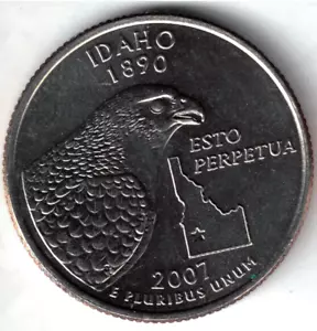 USA - 2007D - Washington ¼ $ - Idaho - Crisp! - #19964 - Picture 1 of 2