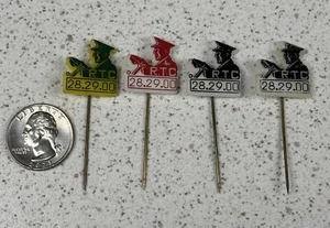 Lot of 4 R.T.C. 28.29.00 Taxi Coach Driver Dutch VTG Stick Pin Badge Pins #49534 - Picture 1 of 4