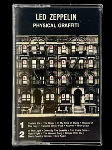 SEALED, Led Zeppelin – Physical Graffiti CS 2-200, Audio Cassette, US, 1970's - Picture 1 of 6