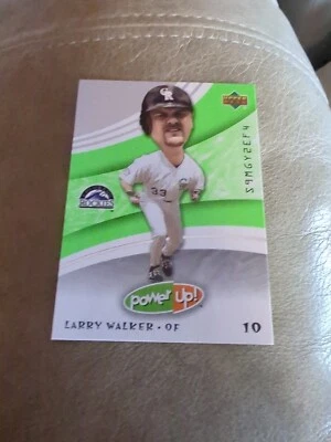 2004 Upper Deck Power Up MLB #3 Larry Walker Green - Image 1 of 2