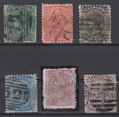 MZ20687/ TASMANIA - VICTORIA - 1870 / 1878 USED SELECTION - CV 240 $ Cover