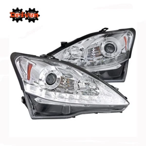 For 06-09 Lexus IS250/350 LED DRL Switchback Turn Signal Projector Headlights CH - Picture 1 of 5
