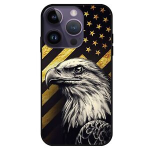 Bald Eagle Flagge Hülle für iPhone 15 14 13 12 11 Pro Max Plus Mini XR XS X SE 8 7