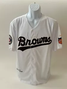 Satchel Paige # 29 1953 St. Louis Browns MLB Jersey Size Large - Picture 1 of 11