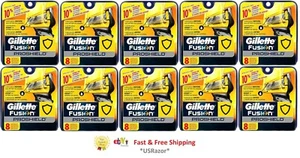 Gillette Fusion Proshield Razor Blades Refil Cartridge fit Flexball Power Shaver - Picture 1 of 9