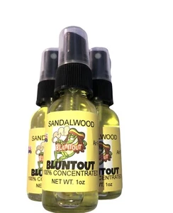 3 BLUNTOUT -Sandalwood-100%Concentrated Air Freshener -Car/Home-1oz - Picture 1 of 1