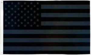 USA Blackout 3x5ft Poly Flag No Quarter Given Military Mourning Political Flag - Picture 1 of 3