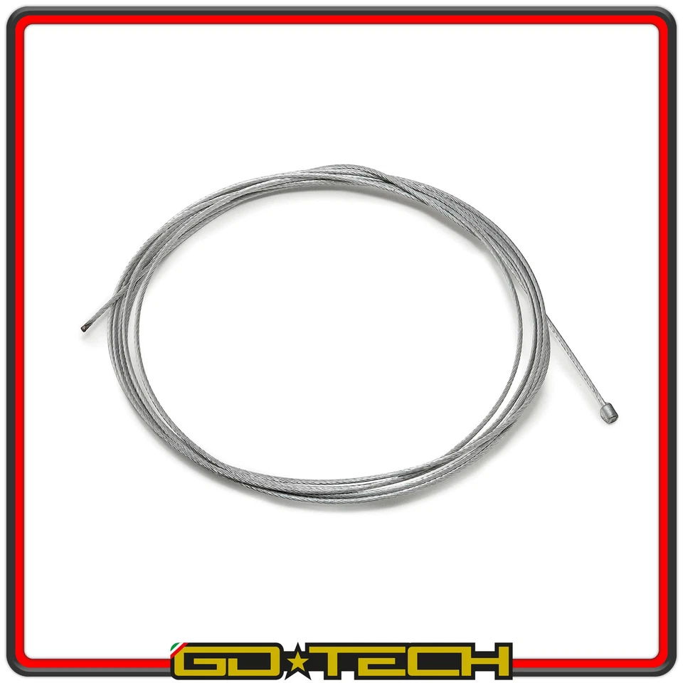 FILO CAVO GAS ACCELERATORE MOTO SCOOTER VESPA CIAO SI BRAVO BOXER BOSS 1.2mm 2m - Immagine 1 di 1