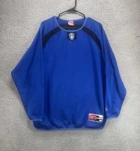 Brewers Baseball Blue Long Sleeve Warm Up Shirt Large Rawlings MLB H6 - Picture 1 of 7