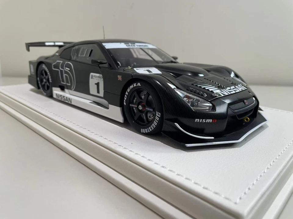 Autoart 1:18 Nissan GT-R GT500 black box limited alloy car model - Image 1 of 4