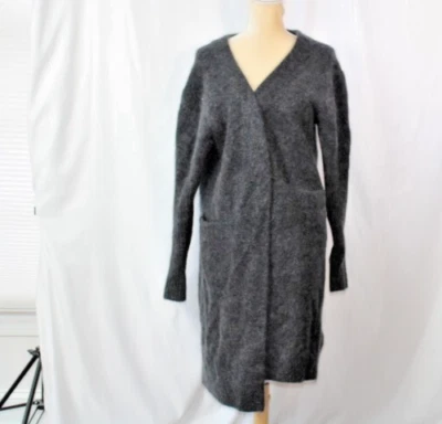 ACNE STUDIOS Raya Mohair Cárdigan Abierto Gris TALLA XS Foto 1 de 4