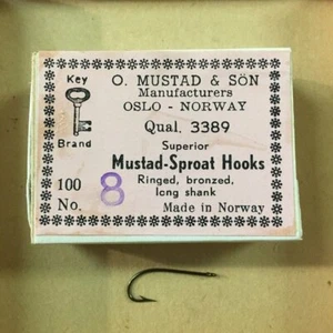 Mustad Classic - 3389 Sproat Haken - 100er-Pack - Made in Norway - Bild 1 von 1