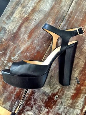 Iceberg Designer High Heel Sandalette, Clogs, Blockabsatz Holz, 37 - Bild 1 von 4