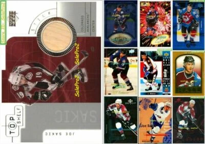 100++ JOE SAKIC SINGLES INSERT PROMO AUTO JERSEY LIMITED HOLO LOT YOU PICK LIST - Image 1 of 2