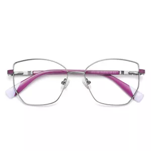 Occhiali da lettura metallo BIFOCAL oversize cerniere a molla lettori donna + +1,0~3,0 - Foto 1 di 17
