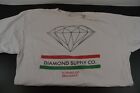 Diamond Supply Co. Logo T-Shirt Mens 2XL Cotton White 15 Years of Brillance