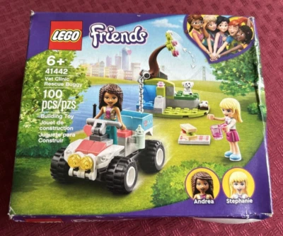 LEGO 41442 Friends Veterinario Clínica Rescate Buggy ~ Sellado ~ Caja Dañada ~ Sin Manual Foto 1 de 4
