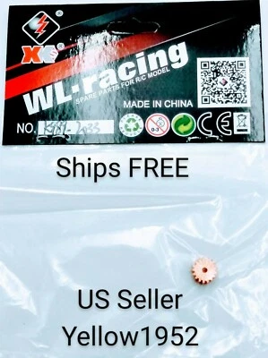 Camión de radiocontrol Wltoys 284131 pieza de engranaje de piñón de cobre 2033 envío gratuito vendedor de EE. UU. Foto 1 de 4