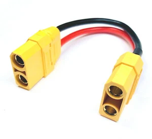 ✅ Adapter XT90 Buchse Female auf XT90 Female 10cm 12AWG Kabel Verlängerung RC ✅ - Bild 1 von 10