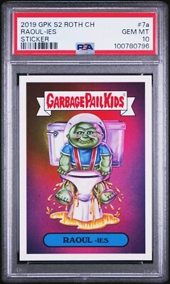 2019 Garbage Pail Kids Revenge of Horror-ible RAOUL-IES 7a PSA 10 GEM Ghoulies - Image 1 of 2