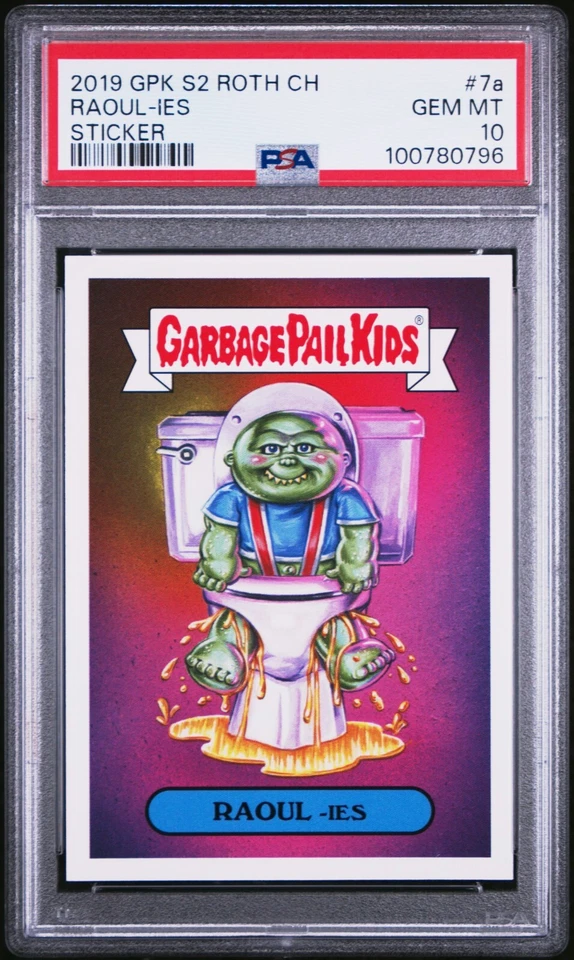 2019 Garbage Pail Kids Revenge of Horror-ible RAOUL-IES 7a PSA 10 GEM Ghoulies - Image 1 of 2