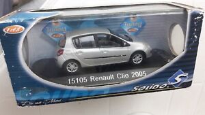 VOITURE  MINIATURE 1/43e   RENAULT  CLIO   2005    Solido