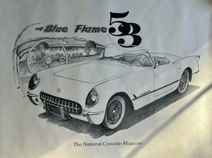 National Corvette Museum 1953 Chevrolet Corvette. Art Print. 17.5 In X 22.5 In - Picture 1 of 16