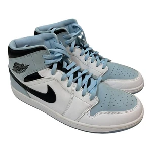 Nike Air Jordan 1 Mid SE 'Blanco Azul Hielo' DV1308-104 Talla 14 con Caja Original - Imagen 1 de 10