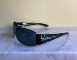 PRADA Mens Designer Sunglasses Black Shield SPR 56H 5AV-1A1 - Picture 1 of 3