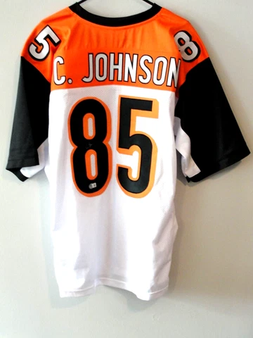 Chad Johnson Cincinatti Bengals Autographed Jersey Beckett Certified Cover