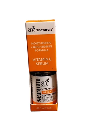 Suero de vitamina C natural AN Art fórmula revitalizante iluminadora .33 fl oz Foto 1 de 4