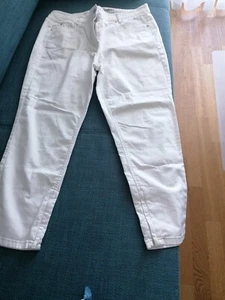 Taifun Damenjeans, weiss, Gr. 40/42, Baumwolle, sehr gut erhalten - Bild 1 von 12