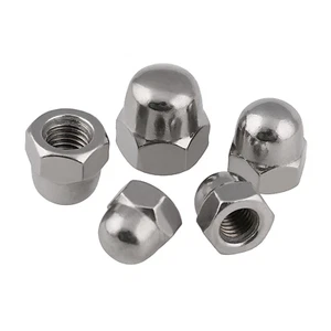 Dome Nuts 304 Stainless Steel Cap Cover Nuts M3 M4 M5 M6 M7 M8 M10 M12 DIN1587 - Picture 1 of 7