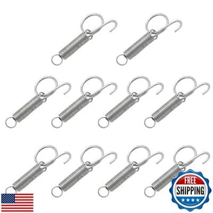 Cheerock 10pcs Spring Latch Hook for Cat Bird Cage, Pet Cage Door Spring Latc - Picture 1 of 4