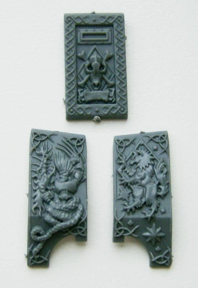 40K x3 Space Marine Space Wolf Bjorn the Fell Handed Sarcophagus Armour Plates - Image 1 of 1