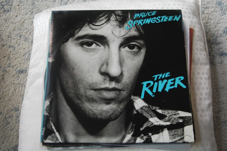 Bruce Springsteen, The River, Columbia, PC2 play graded M- LPs, VG- cover AS IS - Image 1 of 1