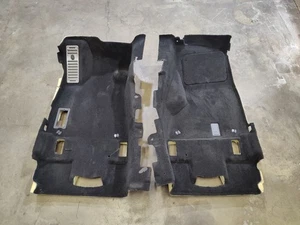 MASERATI GHIBLI FRONT LEFT & RIGHT INTERIOR FLOOR CARPET LINER COVER MAT BLACK - Picture 1 of 13
