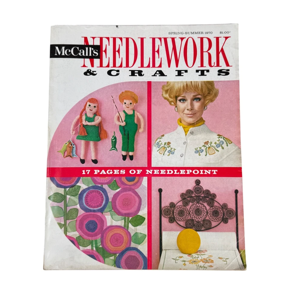 Vintage McCall's Needlework & Crafts Magazine Spring Summer 1970 Knitting Sewing - Image 1 of 4