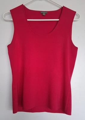 Blusa de punto sin mangas rosa oscuro Ann Taylor talla S (a medida). Excelente estado Foto 1 de 4