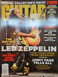 Guitar World Magazine July 2003 - Led Zeppelin Cover, Anthrax, Phish, - Poster! - Picture 1 of 24