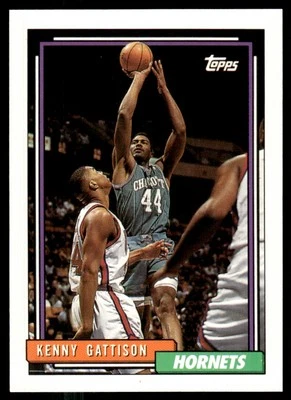 1992-93 Topps Kenny Gattison Charlotte Hornets #21 Set Break - Image 1 of 2