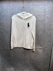 Polo Big Pony Shirt mens sz small off white causal sailing feel - Picture 1 of 8
