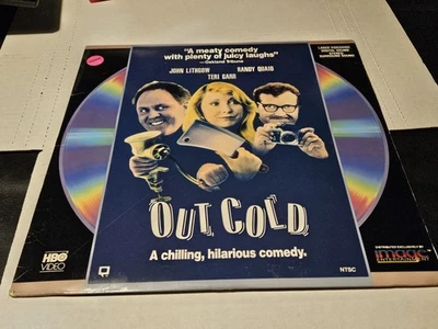 Out Cold John Lithgow Teri Garr Randy Quaid LaserDisc  - Image 1 of 2