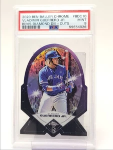 VLADIMIR GUERRERO JR. 2020 TOPPS CHROME BEN BALLER DIAMOND PSA 9 Q4762 - Picture 1 of 2