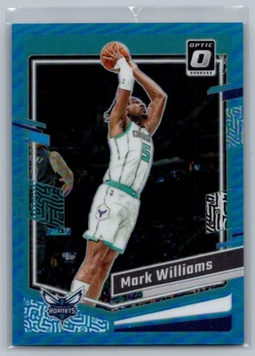 2023 Panini Donruss Optic Mark Williams Aqua Prizm /249 #175 Hornets - Image 1 of 2